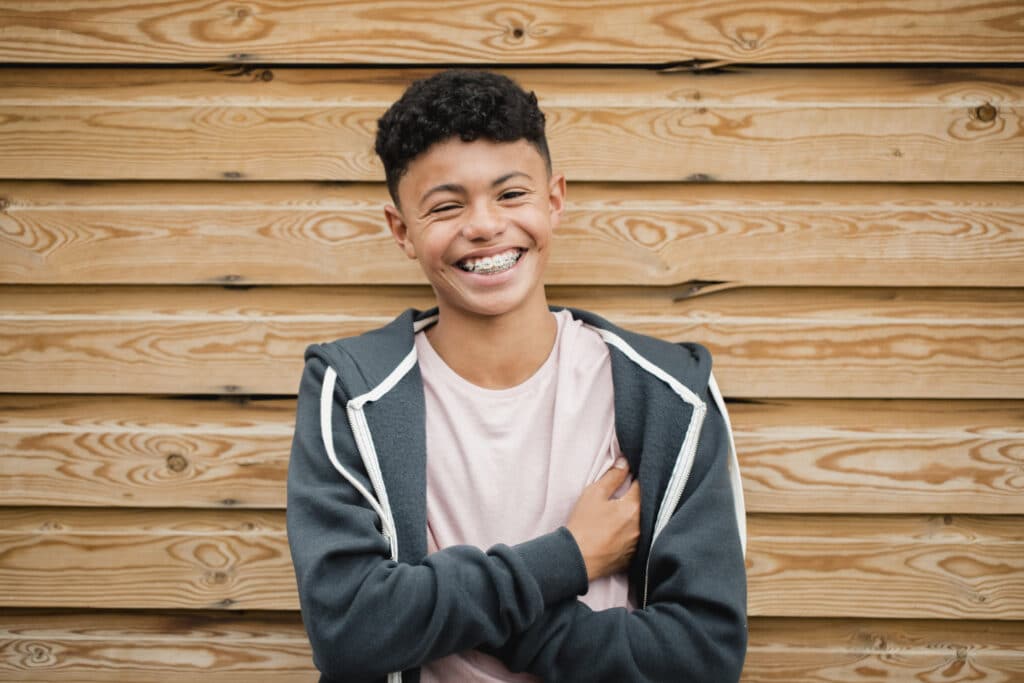 Boy with Braces
